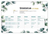Stundenplan 3.:4. Klasse