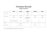 Stundenplan Basisstufe 26-27 homepage